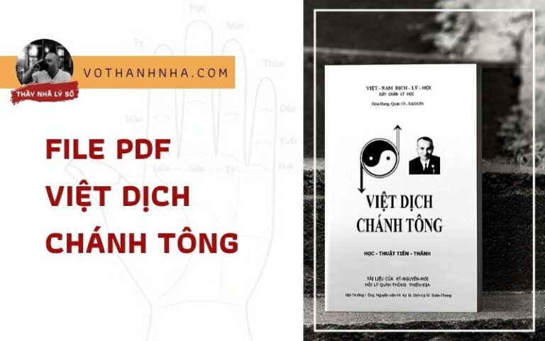 Việt Dịch Chánh Tông pdf – Dịch Lý Học